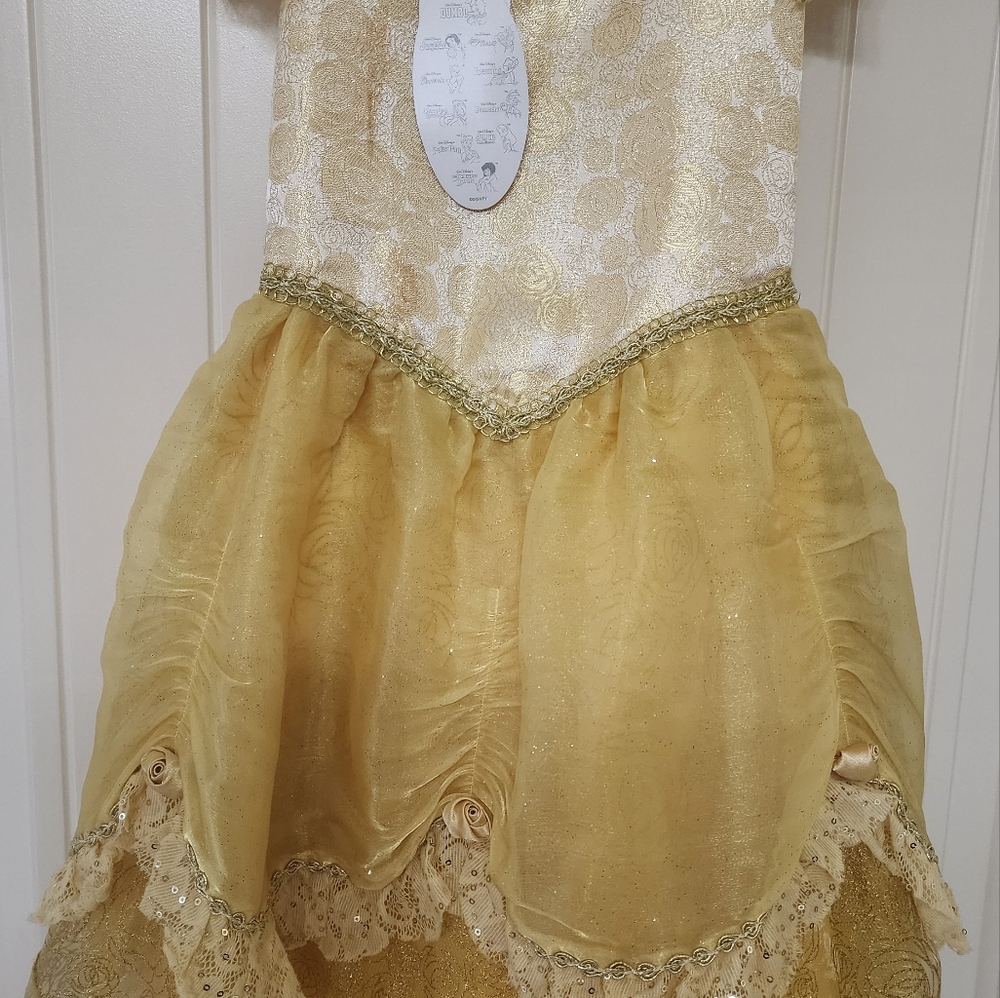 Disney Parks Princess Belle Costume Dress NWT Size XS